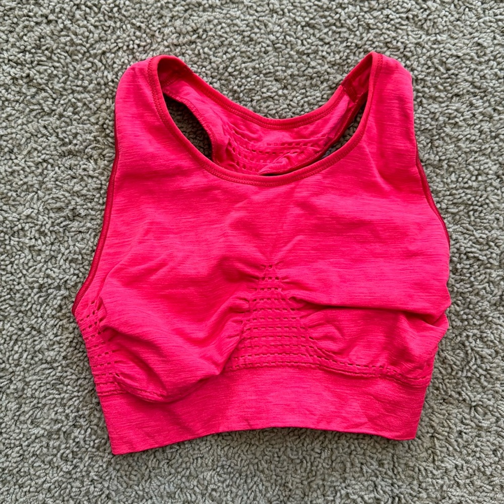 Racer back sports bra